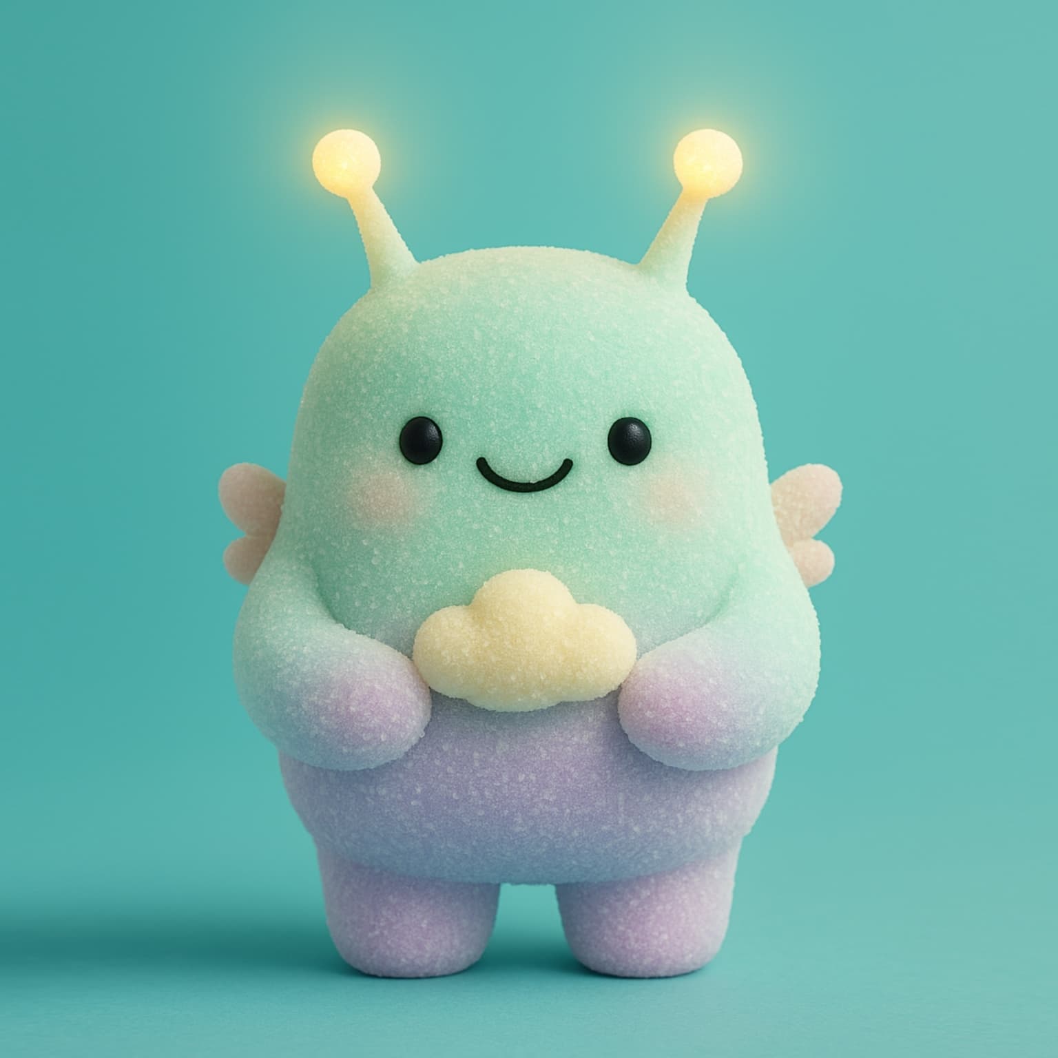 Dreamy Creature Collection – AI Generated 3D Illustrations of Soft Fantasy Characters - Additional view 1